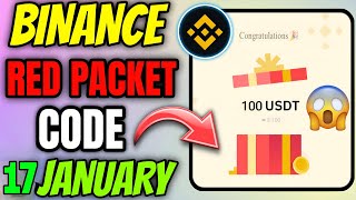 red packet code in binance today | binance red packet code today | red packet code today 17 january