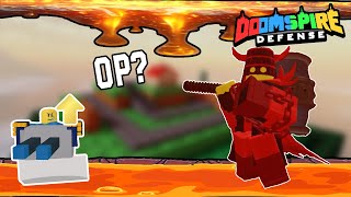 Soloing Red Mode With the New Masteries! | Doomspire Defense Roblox