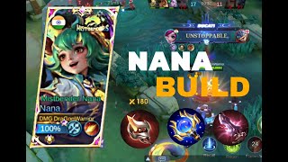 Best build for Nana In Solo Rank  | Annoying Nana 1v5 in Mythic rank #mobilelegends...