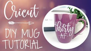 Cricut Tutorial How To Personalize A Coffee Mug For Beginners