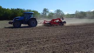 Quivogne Demeter univerzális magágykészítő Landini Landpower 165 traktorral