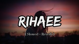 Rihaee Lofi Song | Slowed + Reverb | Yasser Desai New Hindi Song | #new #lofi #trendingsong