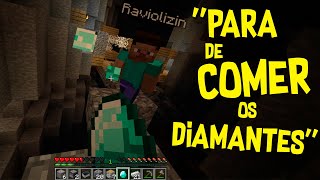 minecraft mas tudo é comestível