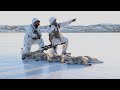 Calling 5 Coyotes across a frozen lake! Amazing 4K Footage! Predator Hunting: SUPPRESSED 