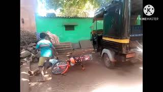 cycle accident comedy video kariganuru boys