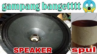 cara mengganti spool speaker 1240