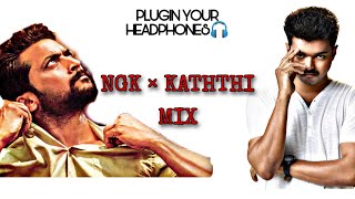 Kaththi X Ngk Mix Video | Thalapathy Vijay | Suriya | Mass Scenes | Bgm | Tamil | 🎧Use Headphones🎧