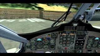 Aerosoft - DHC-6 Twin Otter X landing Lukla Nepal nearly crashed