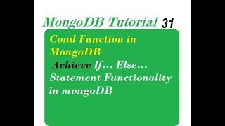 Cond Function in MongoDB