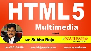 HTML5 Multimedia Part 2 | Web Technologies Tutorial | Mr. Subba Raju