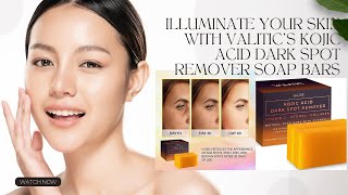 Illuminate Your Skin with VALITIC's Kojic Acid Dark Spot Remover Soap Bars