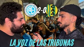 La voz de las tribunas Fecha 5 Belgrano 2-0 Aldosivi