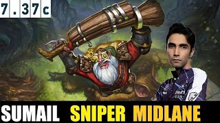 🤯 SUMAIL [SNIPER] MID 7.37C- DOTA 2 HIGHEST MMR MATCH #dota2  #dota2gameplay  #sumail #sniper