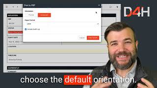 New in D4H! Landscape Forms \u0026 Paper Sizes 🖨️