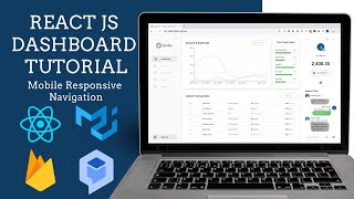 React JS, Material UI & Firebase Dashboard Tutorial #3 - Mobile Responsive Nav