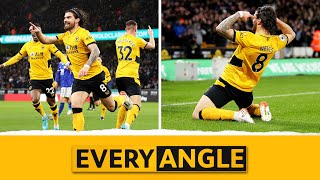 Every Angle | Ruben Neves' strike against Leicester City!