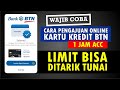 KARTU KREDIT BTN..!!!! Cara pengajuan  melalui aplikasi btn credit card mobile