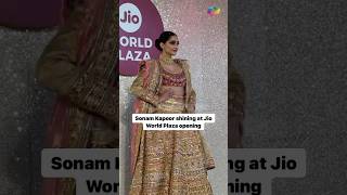 Sonam Kapoor shining at Jio World Plaza opening