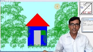 How to make a Beautiful house in MSW Logo | How to draw a house in msw logo in hindi full concept