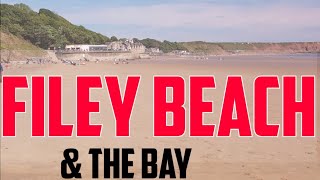 A walk along Filey Beach - starting from the Bay, Filey and then walking along Filey Sands to town