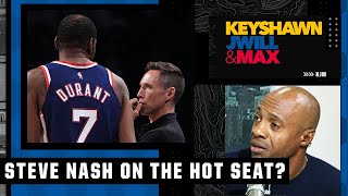 'Steve Nash is on the HOT, HOT, HOT SEAT!' 🔥 - JWill after the Kevin Durant-Nets news | KJM