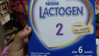 Lactogen 2 Baby Milk powder kaise banaye. Formula milk for 6-12 month baby#tanmayatejurudra #baby