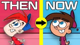 Nickelodeon Character Designs Evolution - Fairly OddParents Then VS. Now | Butch Hartman