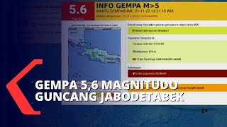Gempa dengan Kekuatan 5,6 M Guncang Jabodetabek, Pusat Gempa di Kabupaten Cianjur!