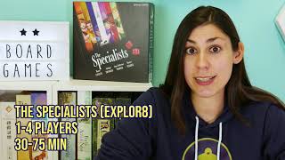 The Specialists tutorial Miss Meeple