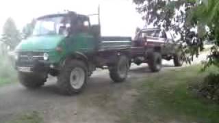 chevy vs unimog power pickup