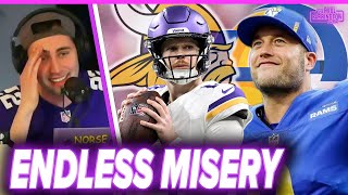 ENDLESS MISERY: Vikings IMPLODE vs Rams, Darnold collapses again, SEASON OVER | Paul Farrington Show