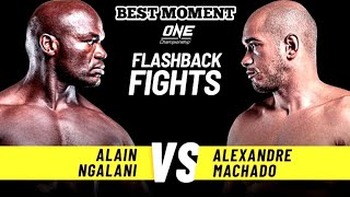 From the archives - The beastly heavyweight collision between Alain Ngalani VS Alexandre Machado!