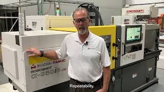 Roboshot LSR machine detailed by Kent Royer, Roboshot product manager for Milacron.