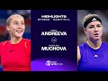 Mirra Andreeva vs. Karolina Muchova | 2024 Ningbo Semifinal | WTA Match Highlights