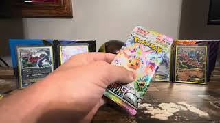 Terrestrial Festival opening Pokemon cards (prismatic evolutions)