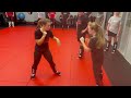 kyokushin karate kumite women sparring sensei chloe and sempai taylor karate shorts shortvideo