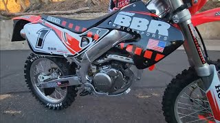 1999 BBR CR225 WORKS PLAY BIKE HAND BUILT NEW BY BROWN BROTHERS RACING