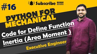 Define Function in Python | Python for mechanical engineer | Python Basic Tutorial | Inertia Python