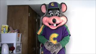 Surferbrg Short Trying out Chuck E Cheese Avenger Mascot Costume