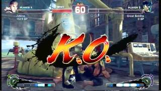 SSF4 EndlessBattle  -  GreatBobSta(Bison) vs Zzbliss(Ryu)  #504