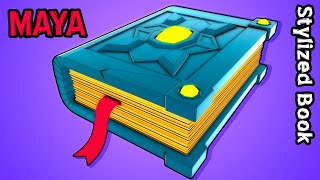 Ancient Book - 3D Modeling in Maya