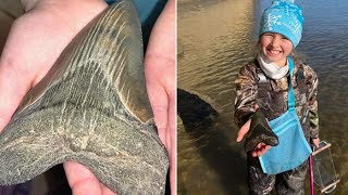 9-year-old Maryland girl discovers ‘once-in-a-lifetime’ megalodon tooth