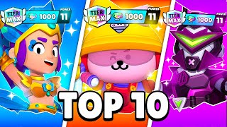 Top 10 Easiest MAX TIERS In Brawl Stars (New Meta)