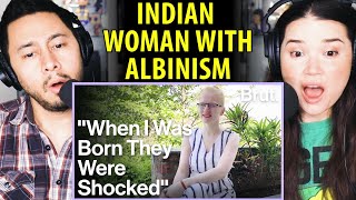 INDIAN WOMAN WITH ALBINISM Talks About Life, School & Work | Brut India | Reaction by Jaby & Achara!
