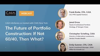 The Future of Portfolio Construction: If Not 60/40, Then What? with CAIA New York