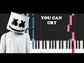 Marshmello, Juicy J, James Arthur - You Can Cry (Piano Tutorial)