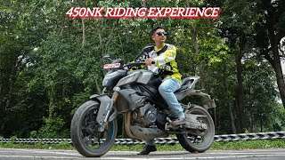 450NK RIDING EXPERIENCE // AAGO 🔥MARKET KHANXA JASTO CHHA