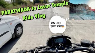 Very long time Paratwada to Lasur Temple Ride Vlog