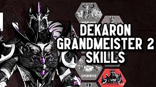 Dekaron Grandmeister 2 Skills(Lvl 210) - All Animations and Descriptions - First Look