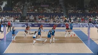 Volleyball Serbia Tijana Boskovic amazing in Serbia - USA Paris Olympics 2024